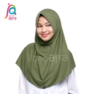 Jilbab Afra JAFR - Syifa 33 Hijau Army